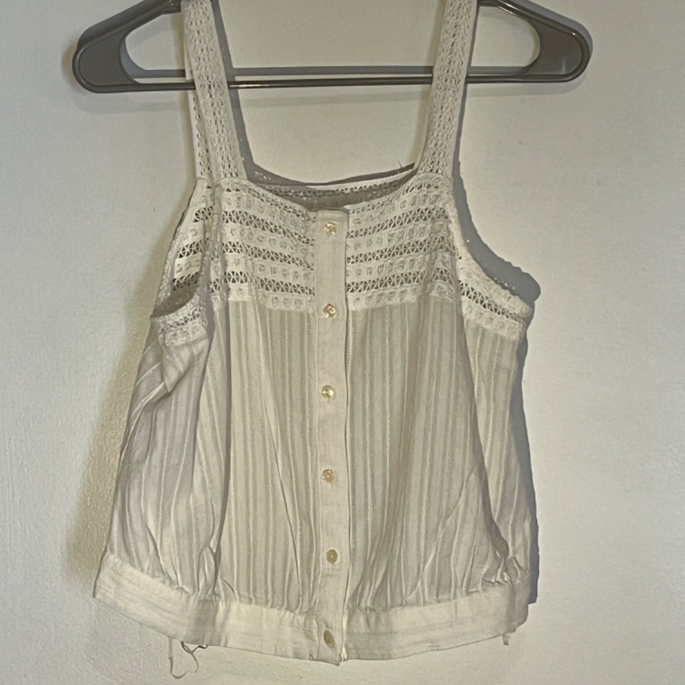 Universal Thread White Knit Tank Top